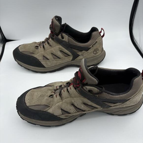 Timberland Boots Mens Size 13 Sadler Pass Low Hiker Brown Gore Tex Leather A1PG3 main image 5